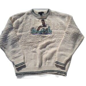 Vtg Eagle Embroidered Crewneck Sweater is by Croft Barrow Wildlife Outdoors